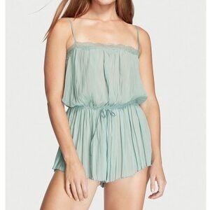 Victoria's Secret Lace Trim Sleep Romper